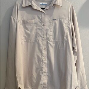 Columbia Women's Button Down Shirt - Cream